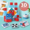 3D кубик Рубика, меняющий облик, строительные блоки - двойная задача для детей и взрослых