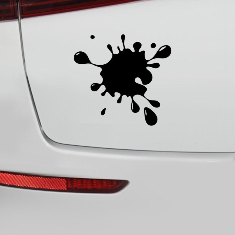 4 шт. забавные наклейки для автомобиля в форме капель воды виниловая наклейка автомобильные наклейки для автомобиля, бампера, окна автомобиля