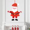 3pcs/set Santa Claus Santa Claus Pendant Cartoon Christmas Wall Hanging  Holiday Party