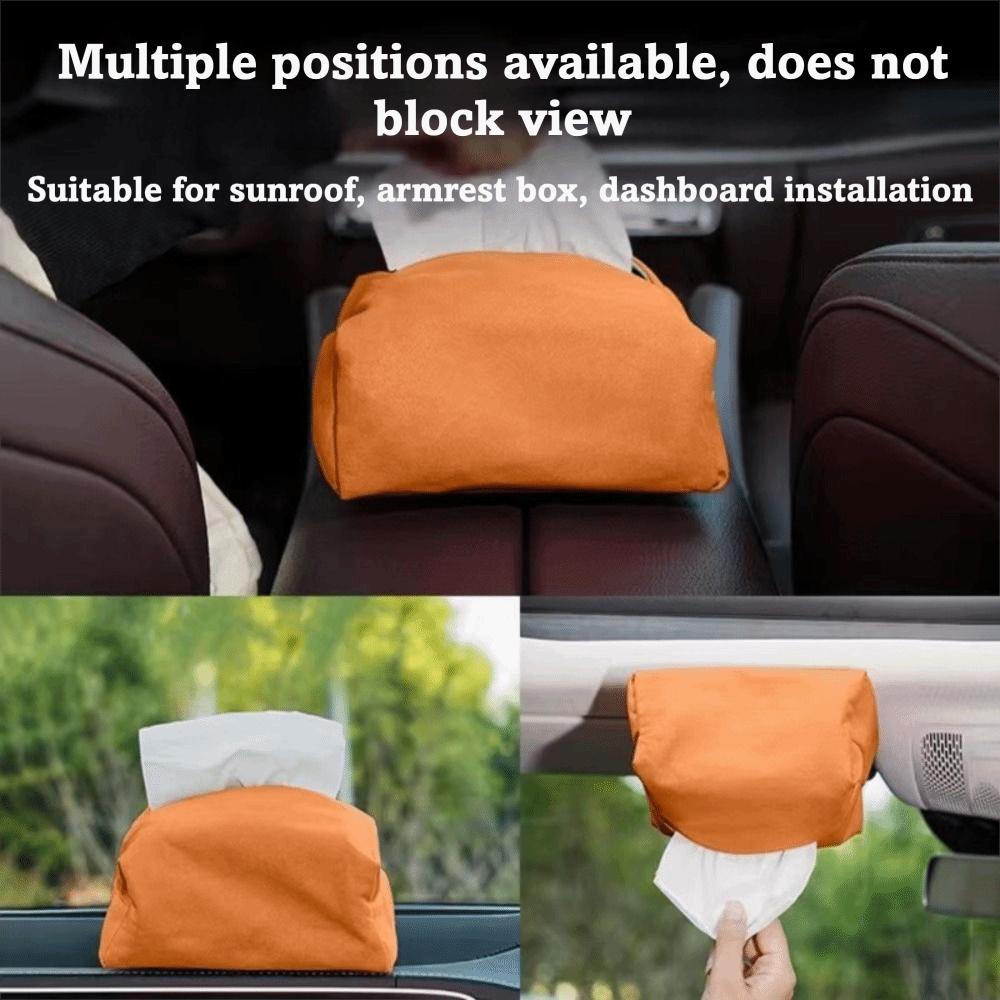 Magnetic Design Magnetic Tissue Box Luxury Style Auto Ceiling Holder Auto Accessories