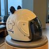 Helmet Electric Car Ears Four Seasons Universal Battery Motorcycle Hat Cartoon
