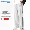 Мужские повседневные джинсы Jeanswest MZS с логотипом, свободные, прямые