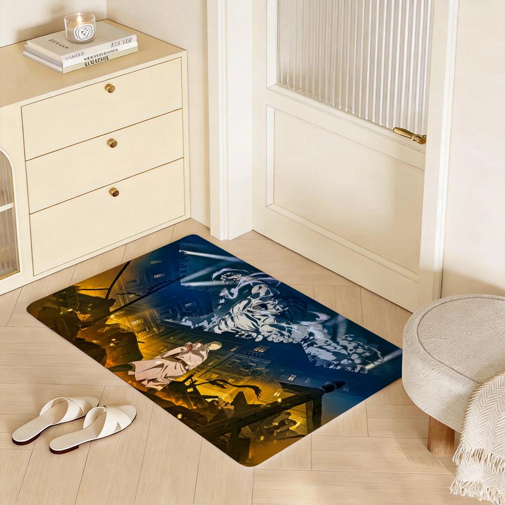 Anime Hot A Attack on Titan Floor Mat Eco Flannel Doormat Non Slip Odorless Indoor Floor Rug Soft Short Plush Home Mat
