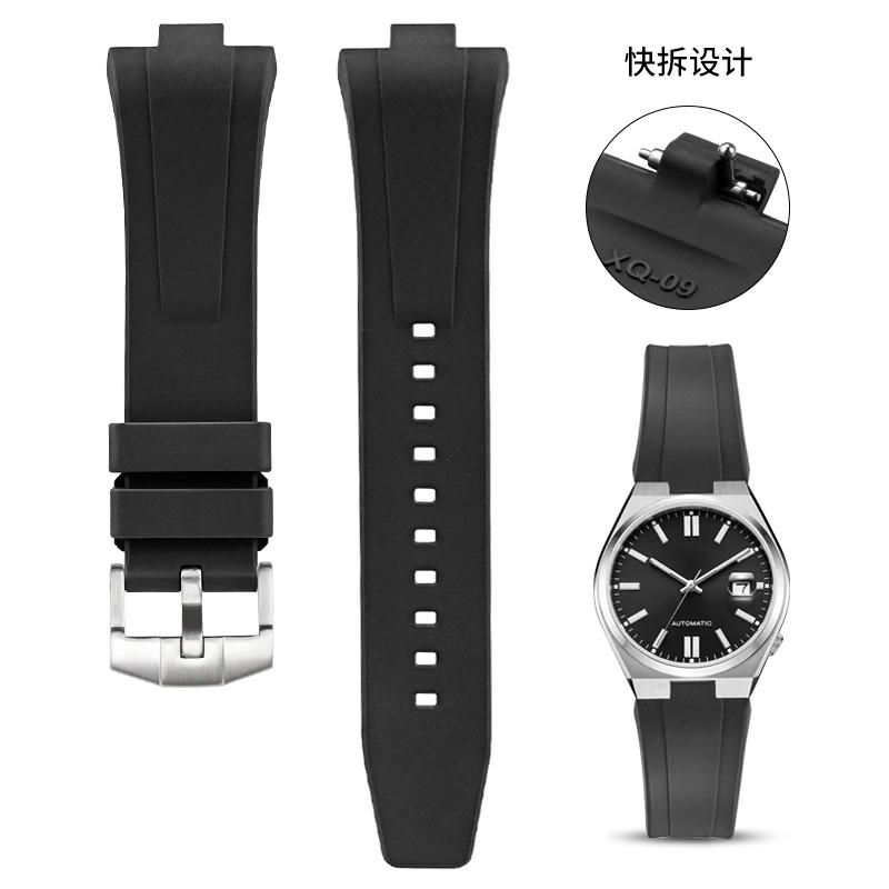 Для часов Citizen NJ0150 NJ0151 NJ0158 Фторкаучуковый Ремешок FKM Высококачественный Ремешок Мужской Браслет Быстросъемная Шпилька Наручный Ремешок