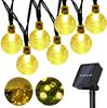 LED Outdoor Street Light Garland Fairy Solar Light String Solar Garden Powered Decoration Lamp For Path Street Lawn Outdoor Fence Lighting