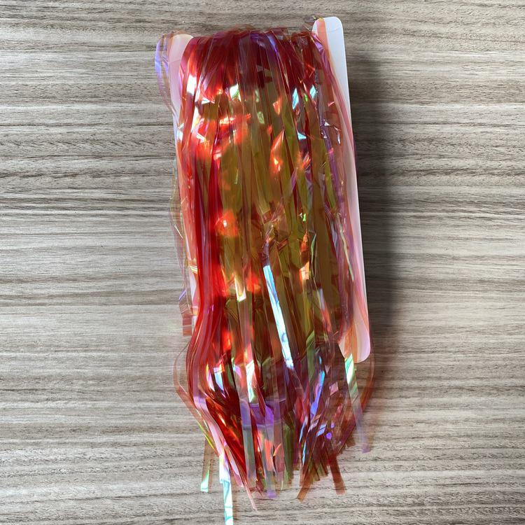 Цветной Дождь из Конфет Шелковая Занавеска - 1x2м Прозрачный Фон для Рождества, Хэллоуина, Дня Рождения, Декораций для Сцены и Мероприятий