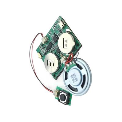 Настраиваемый модуль записи голоса с USB-зарядкой, емкость хранения 4 МБ для творческих поделок и персонализированных сообщений