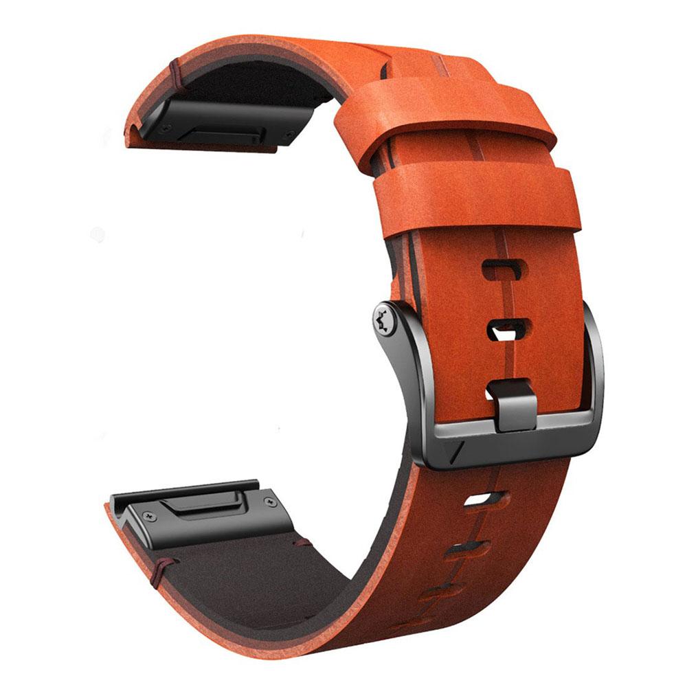 Quickfit 26mm 22mm Leather Strap For Garmin Fenix 8 7 7X Pro/Epix Pro (Gen 2) 47mm 51mm/Forerunner 965 955 Solar Enduro 3 2 Watchband