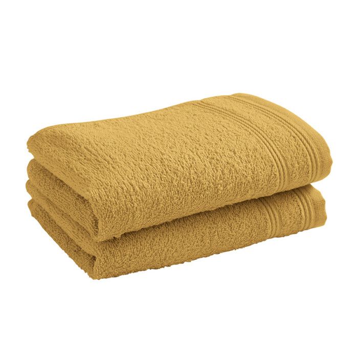 Set of 2 "Spa" Terry Guest Towels 30 X 50 Cm / 400 Gr/m² - "Spa" Corn Yellow