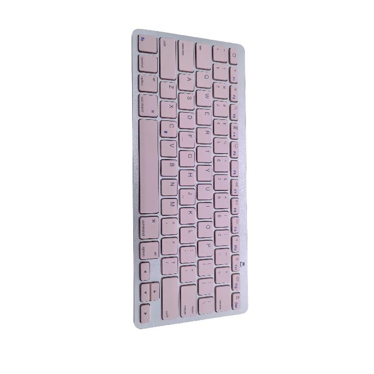 Oem Keyboard Low Moq Portable Ultra Thin Mute Wireless Keyboard Compact Mini Travel Portable Computer Office Bluetooth Keyboard
