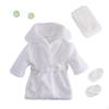 Newborn Photography Props Bathrobe Costume Baby Robe for Infant Boys White