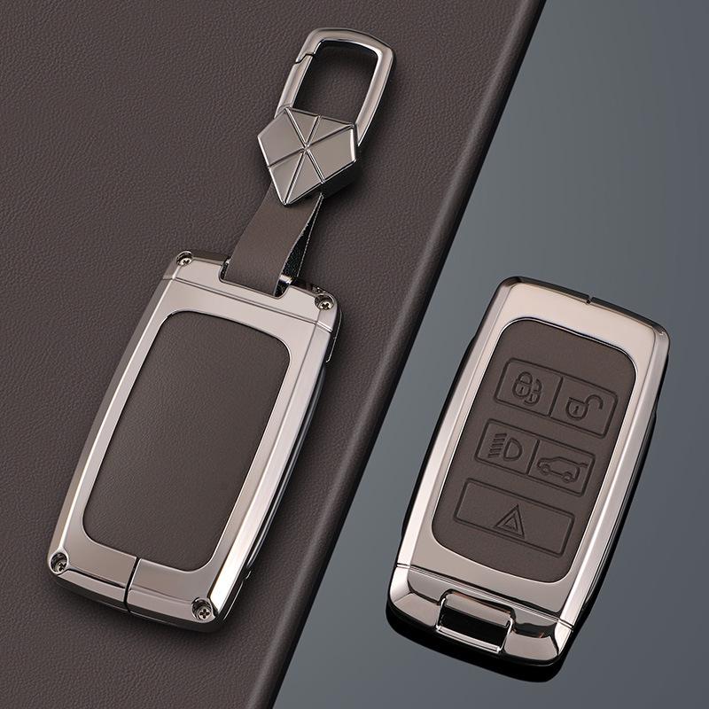 Совместимый чехол для ключей для Land Rover Range Rover: Evoque, Velar, Discovery 5, Sport, Defender - Премиальная оболочка