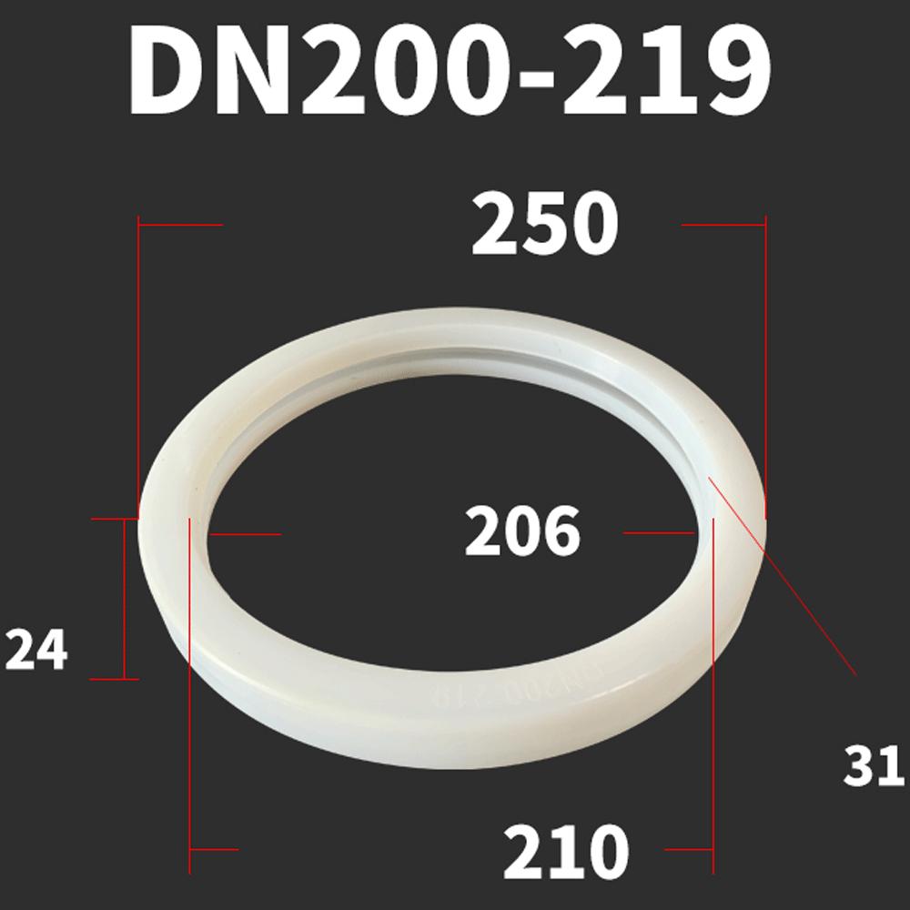 DN0.75-200 VMQ Силиконовая резина Уплотнительная Прокладка Уплотнительное Кольцо Полоса Для Зажимной Муфты Секций Hough Паз О-образной формы