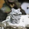 2Pcs Chinese Legend God Beast Statue Cute Gatekeeper God Stone Sculpture Spirit Beast Lion Handmade Gift Diy Decor