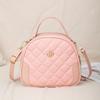 Популярная маленькая сумка текстура зарубежный стиль ромбовидная женская сумка 2025 новая трендовая модная универсальная мини сумка через плечо