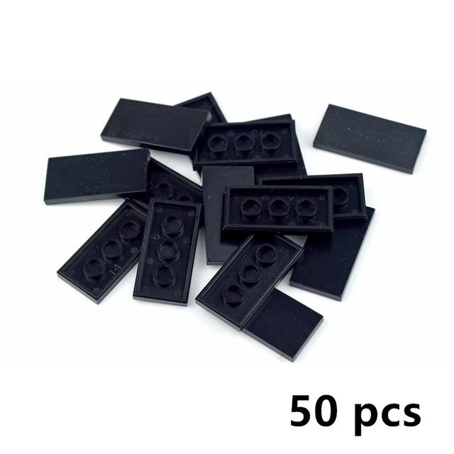 50-100 шт. Плоская деталь 2x2 2x4 DIY Enlighten Пластиковая Гладкая DIY DIY Сборка Строительный Блок Блок Кирпичики Подходит Для Всех Брендов Собираемые Частицы