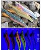 YAMASHITA Luminous Shrimp & Squid Hooks Set - Size 3.5, UV Blowpipe Lures for High Catch