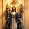Винтажный настенный светильник из смолы Маленький крылатый ангел/Иисус/Дева Мария Настенный бра Средневековый готический светодиодный настенный декор для спальни гостиной коридора