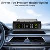 Tyre Temperature Monitor Universal Auto Security Alarm Systems Car Tire Pressure Monitoring System USB / Solar TPMS 0-6Bar