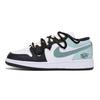 Air Jordan 1 Puppy Fragment Низкие Винтажные Баскетбольные Кроссовки Мужские Черно-Зеленые 553558-131(Команда85-)