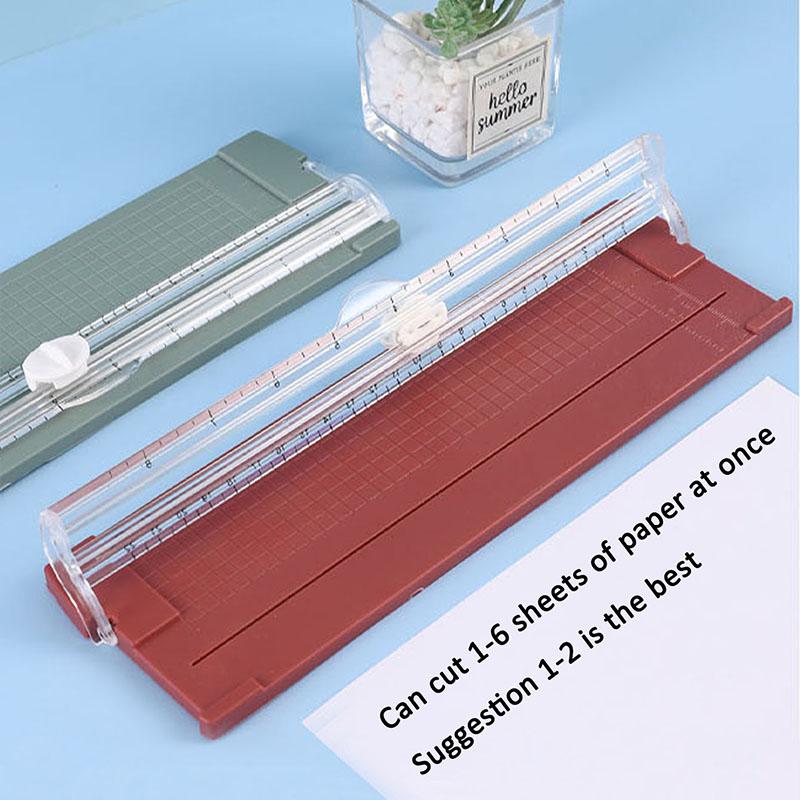 1PC Multi-functional bidirectional paper cutter, portable paper cutting machine process cutting tool! School and office supplies