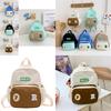 New Trendy Kids Nylon Backpack Colorful Letters Cute Casual School Bag