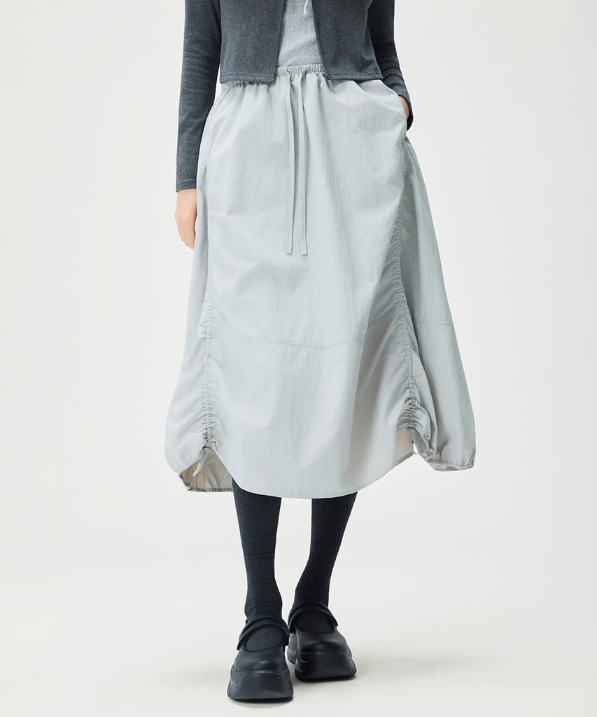 MIXXO Нейлоновая длинная юбка_Miwwhg410C