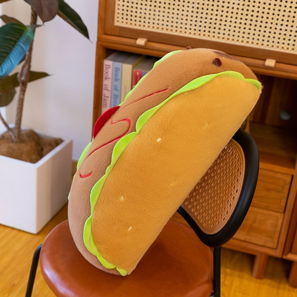 Bread Capybara Plush Toy Baking Capibara Fluffty Doll Cute Capybara Plush Doll  Birthday Gift