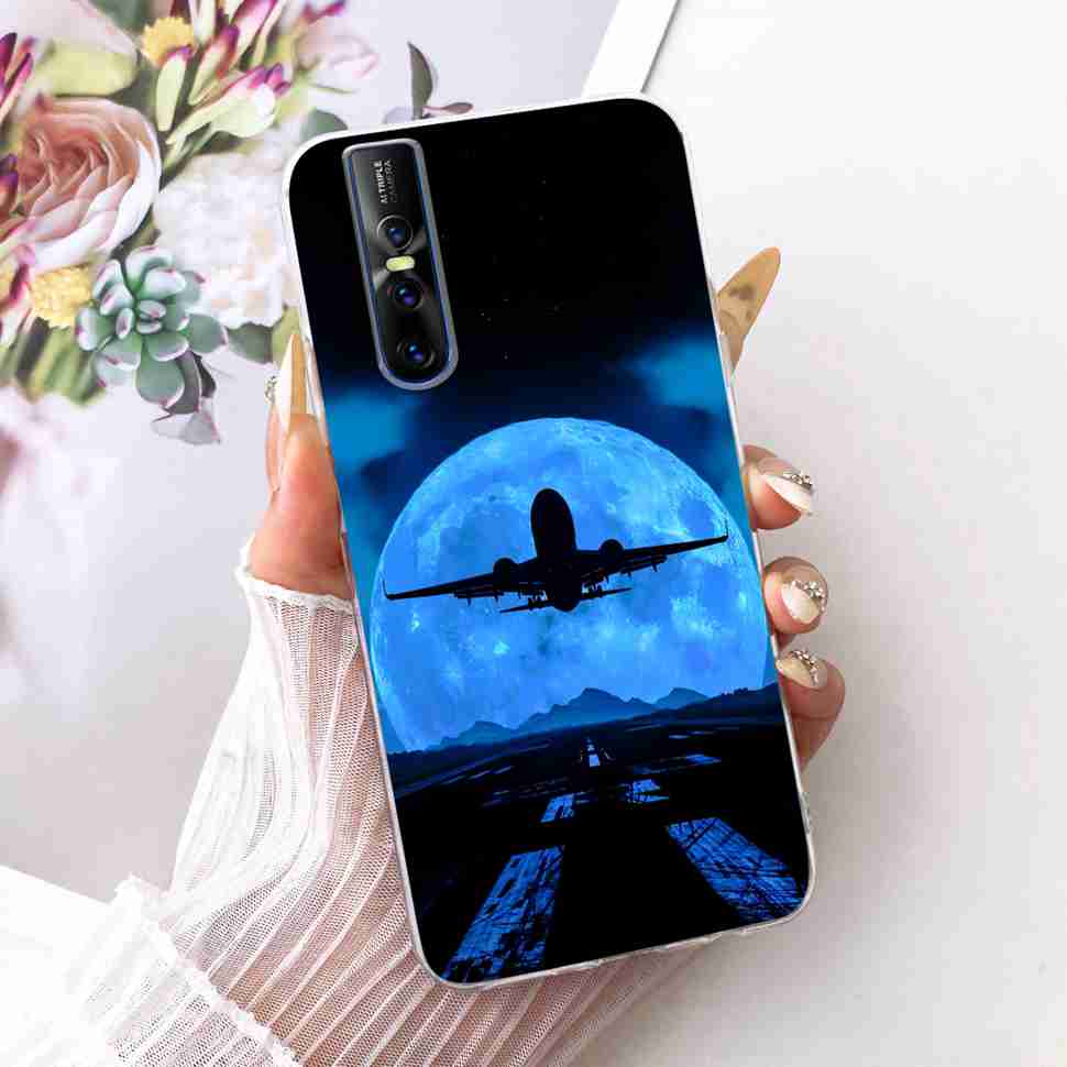 For Vivo V15 Pro Casing Soft Silicone Colorful Butterfly Cover For Vivo V 15 V15 VivoV15 Pro Fundas Capa Full Protective Case