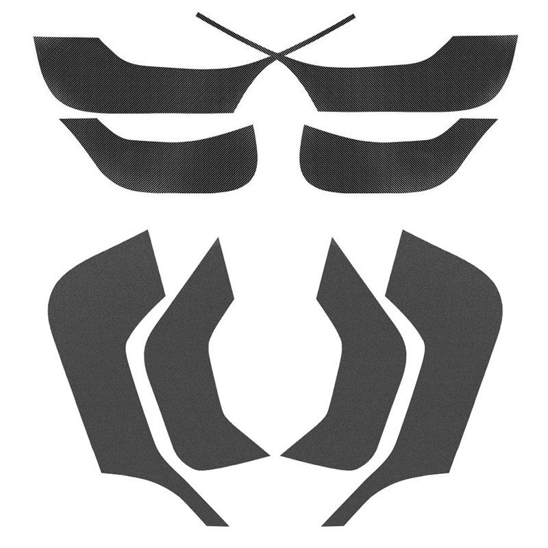 Углеродное волокно, противоударная пленка для двери автомобиля, перчаточный ящик, боковая защитная накладка, наклейки для автомобиля, чехол для Tesla Model 3 Model