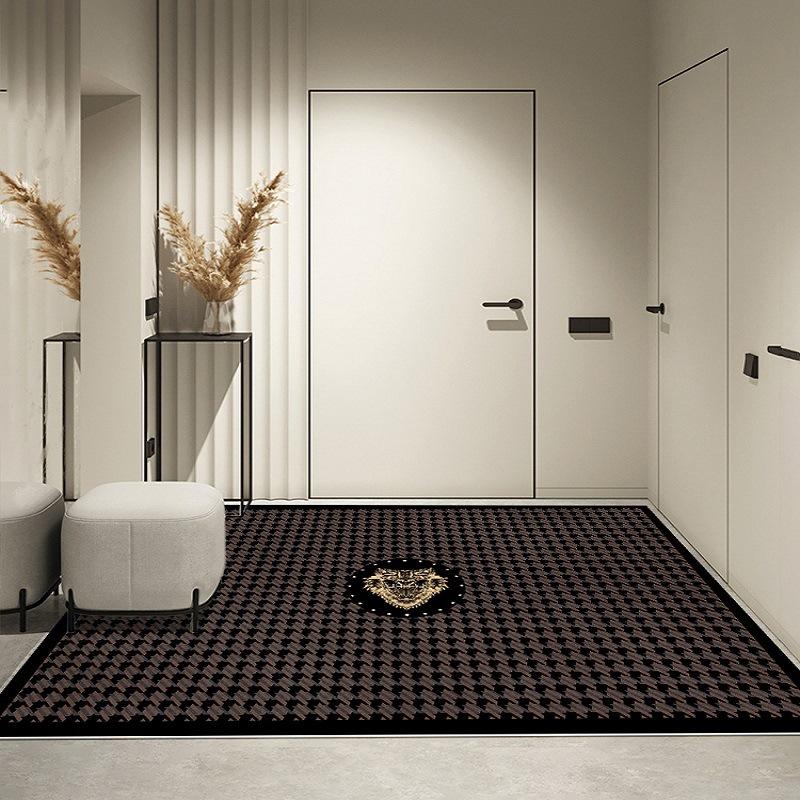 Leather Floor Mat Entry Door Mat Entry Door Mat Door Mat Door Waterproof Foot Pad Pvc Entry Anti-Skid Porch Carpet Household