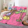 Cartoon Cute B-bobbie G-goods Blanket Warm And Soft Suitable For Bedroom Living Room Sofa Bed Office Travel Camping