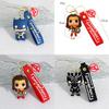 Мультяшный Marvel Капитан Америка Человек-паук Силиконовый брелок-подвеска Бэтмен Супергерой Маленький подарок