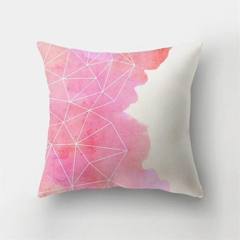 Спальня Диван Чехлы Гостиная Домашний Декор Наволочка Розовое небо Облако Пейзаж