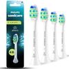 Дизайн для чистки между зубами Sonicare IC InterCare Обычные сменные насадки Оригинальный продукт Белый [Зубчики в форме горы] (4 шт)