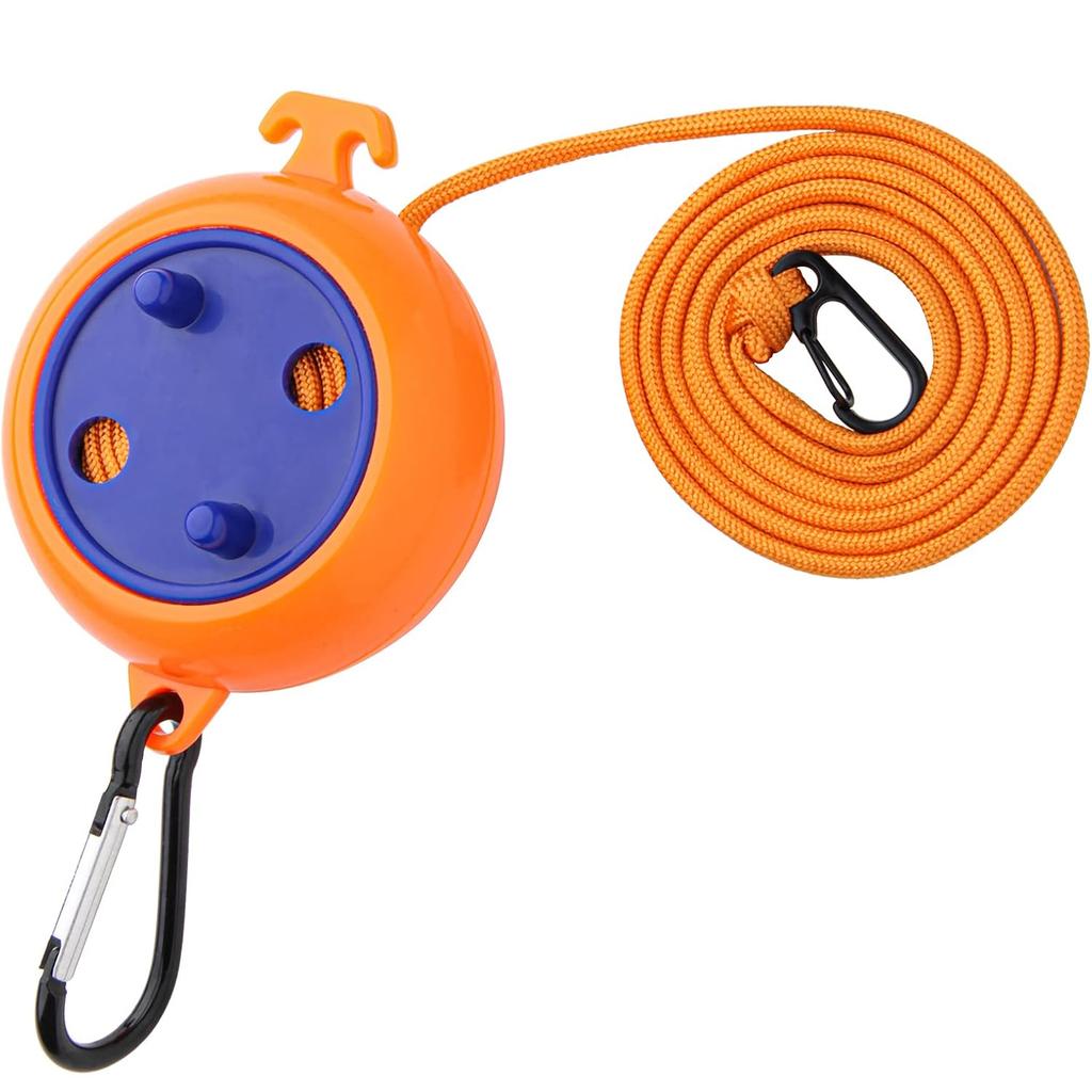 Retractable Travel Clothes Cord Adjustable 32ft/10M Camping Clothesline Laundry Drying Rope for Hotel Trip Outdoor Washing Lines