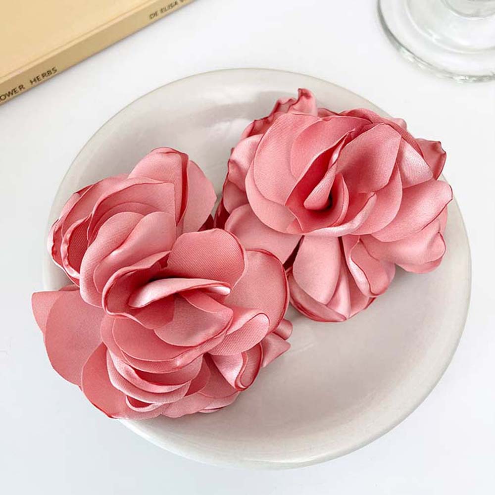 Korean Style Flower Ring Jewelry Accessories Cloth Flower Rings Sweet Flower Open Ring Women/Girls
