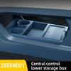 Подходит для Zeekr 001 Центральная консоль Под storage box Подлокотник Хранение Хранение Автомобильные принадлежности Модифицированные аксессуары