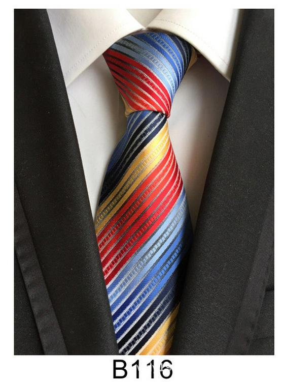 Мужской галстук ручной работы из полиэстерового шелка – повседневный, официальный или профессиональный