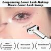 Lower Lash Stamp Eyelash Stamp Set 2-in-1 Waterproof Sweatproof Eyeliner Quick Eye Makeup Tool Long-lasting Lower Lash Stamp for Beginners