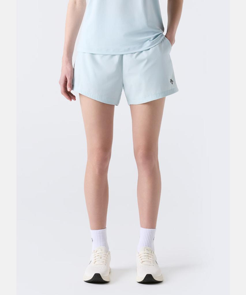 Женские легкие беговые шорты DESCENTE, 4 дюйма, небесно-голубые, Sr122Rhp32