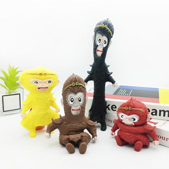 Wukong Squeeze Toy Медленный отскок Снятие стресса Тревога Портативный Дети Подростки Взрослые Обезьяна