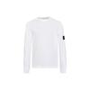Solid Color Crew Neck Pullover Long Sleeve T-Shirt Men Tops White J30J316610-YAF