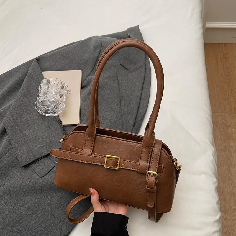 Модная, простая и элегантная повседневная сумка на одно плечо для женщин с большой вместимостью под мышками