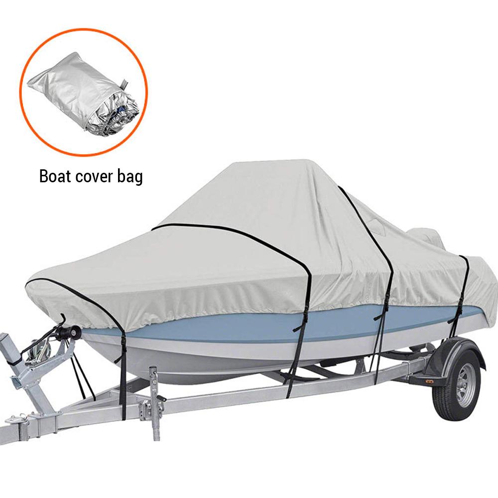 Чехол для лодки 11-22 фута, V-образный пылезащитный чехол для яхты, непромокаемый чехол для лодки, солнцезащитный крем, тафта 190T