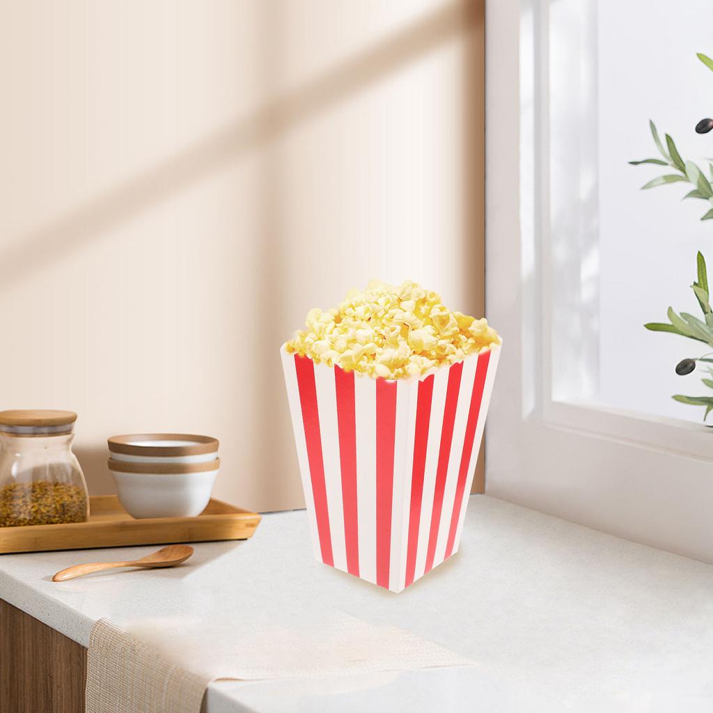 24 Pcs French Fries Party Favor Movie Night Supplies Popcorn Containers Cup Paper Boxes Snack Child Serving