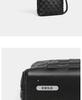 Viney black hand woven mini crossbody bag for women