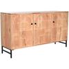 Buffet - HOME ESPRIT - Brown Black - 145 X 40 X 80 Cm - Living Room Furniture - Low Buffet