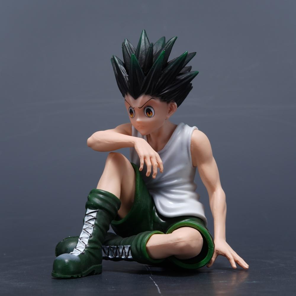 11cm/4.33in Anime Hunter Hunter Figure Gon Freecss Killua Zoldyck Action Figures Pvc Statue Collection Model Toys Gifts