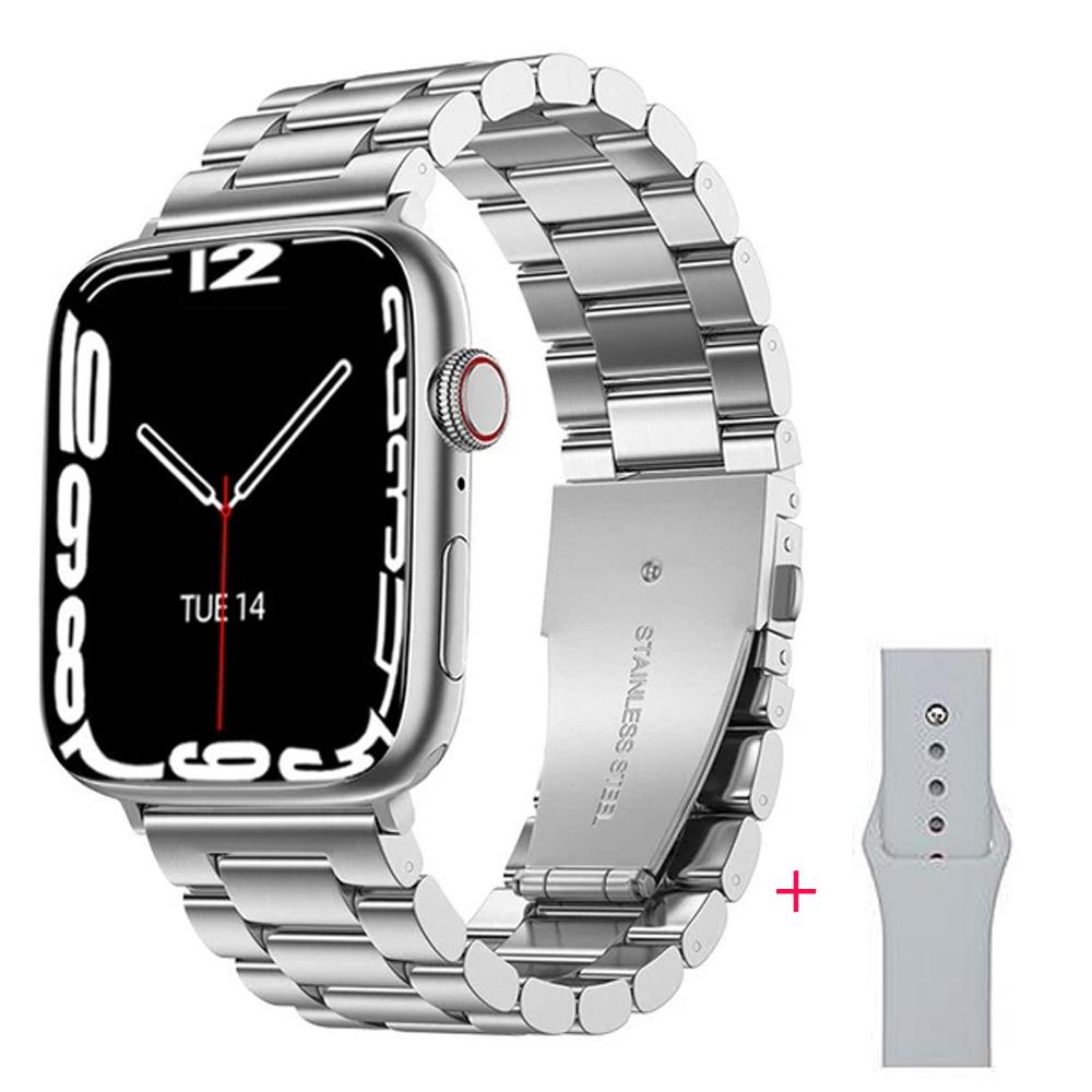 YurKem IWO Series 7 Смарт-часы Водонепроницаемые часы с пульсометром для мужчин и женщин Спортивный фитнес-трекер Смарт-часы для IOS Android Phone